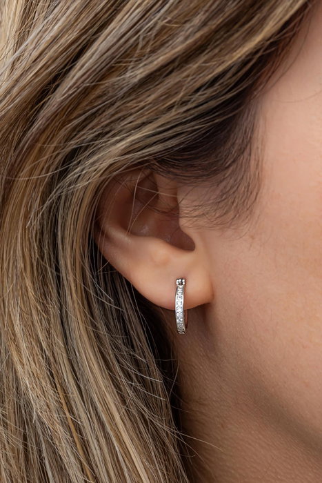 Heliophilia Silver Pendientes de Plata de Ley 925 con Circón Heliophilia Silver Pendientes de Plata de Ley 925 con Circón